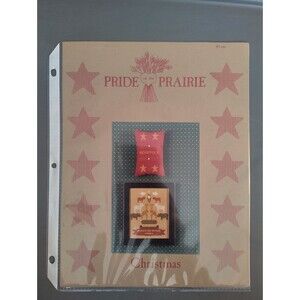 Vintage 1993 Pride of the Prairie CHRISTMAS Cross Stitch Pattern Chart Booklet